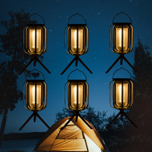 Kaliiqo™ Solar-Powered Flame Flicker Camping Lantern